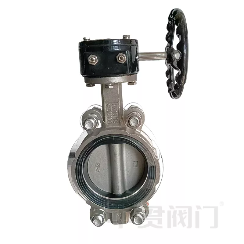 304 hoặc 316 Van bướm bằng thép không gỉ lớp hoặc 316