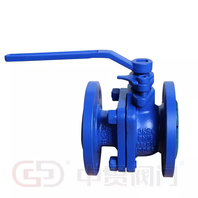 Din flange float Ball Valve